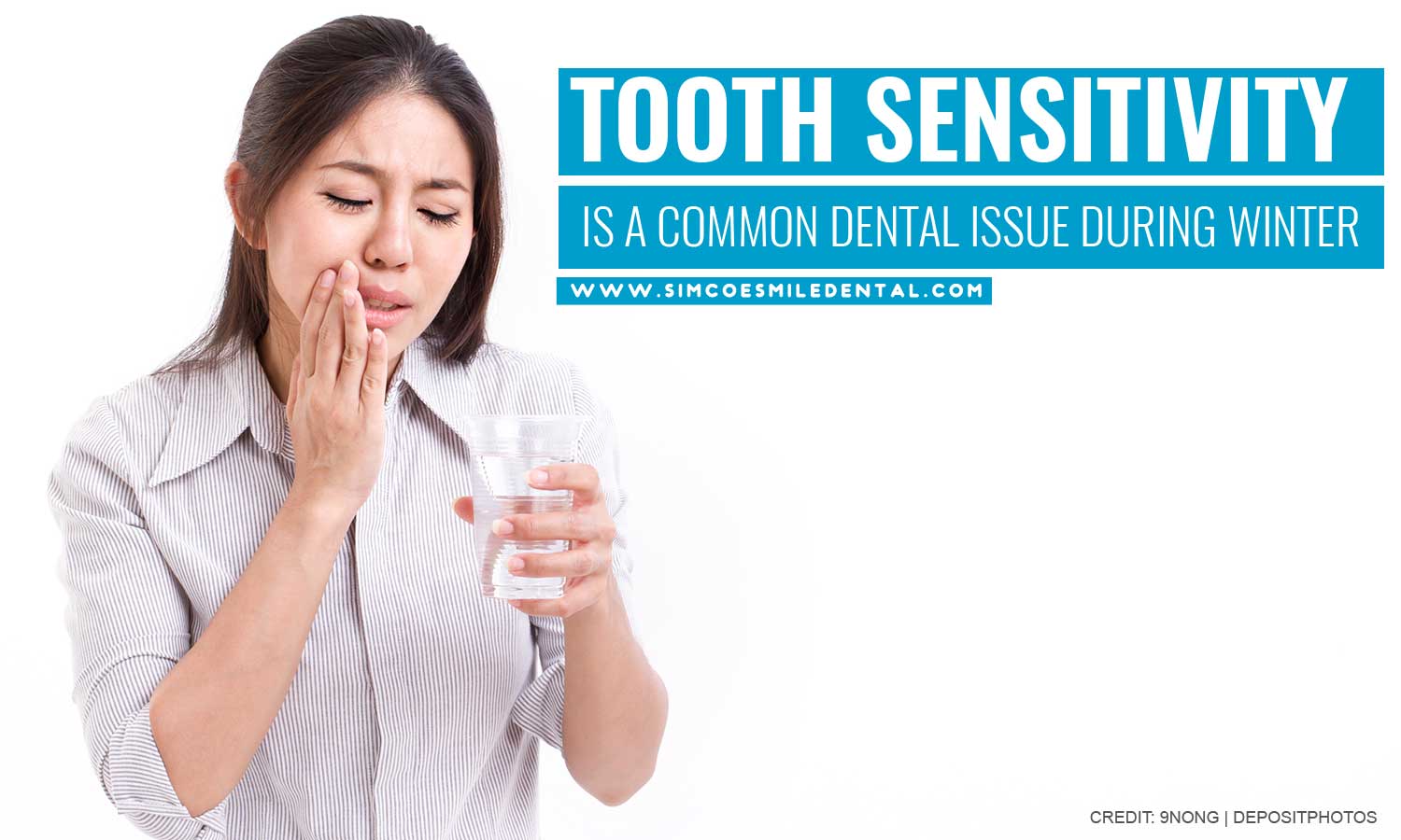 Tooth sensitivity is a common dental issue during winter